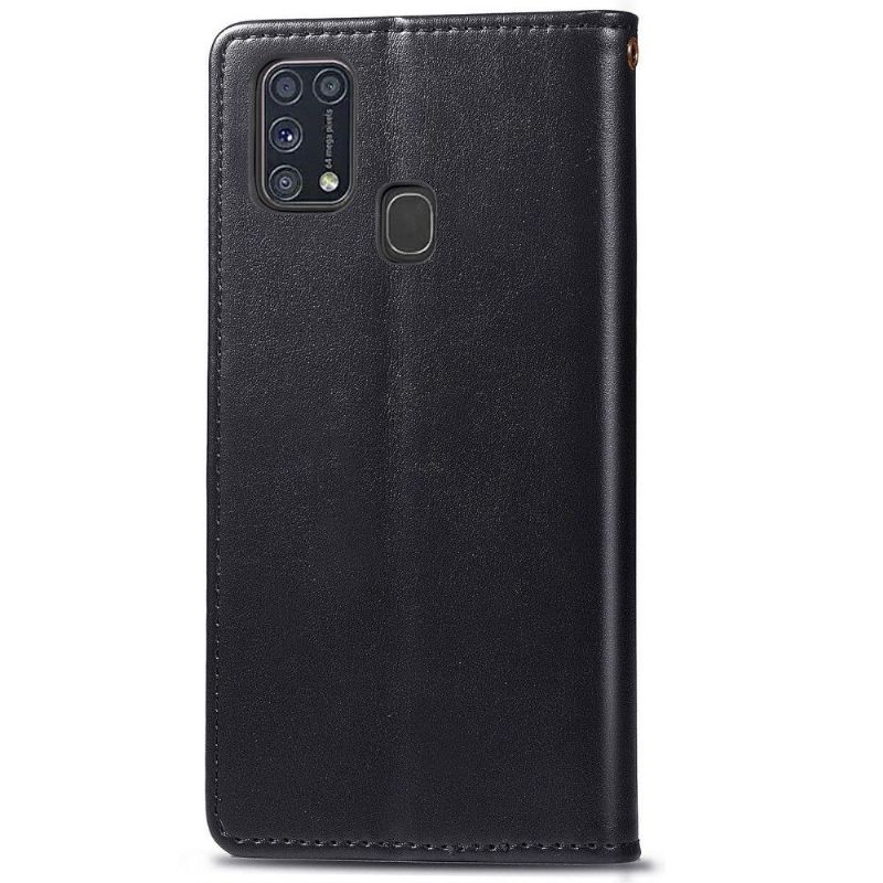 Housse Samsung Galaxy M31 Indila Simili Cuir Porte Cartes