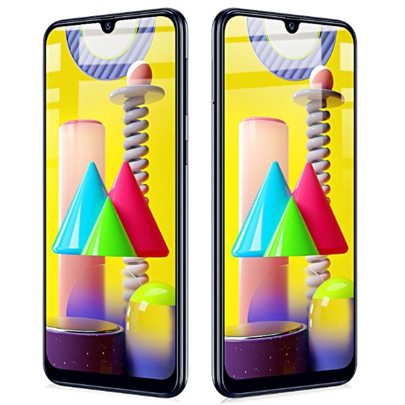 Protection d’écran Samsung Galaxy M31 en verre trempé full size