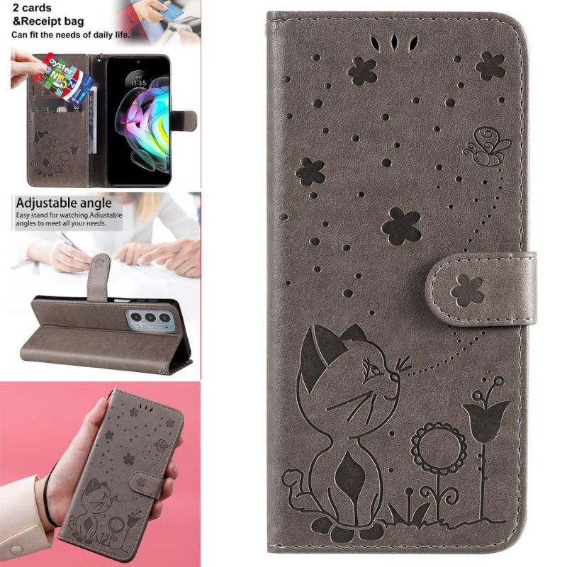 Housse Motorola Edge 20 Illustration chat
