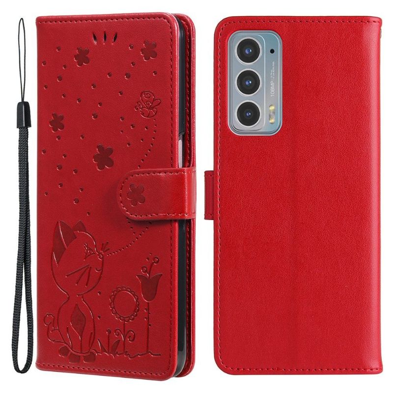 Housse Motorola Edge 20 Illustration chat