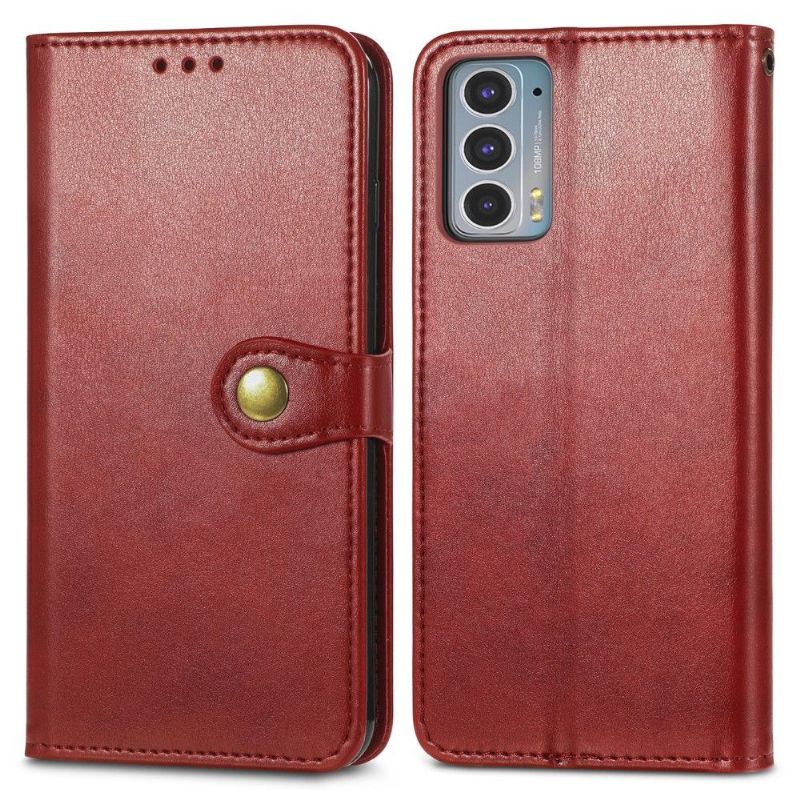 Housse Motorola Edge 20 Indila Simili Cuir Porte Cartes