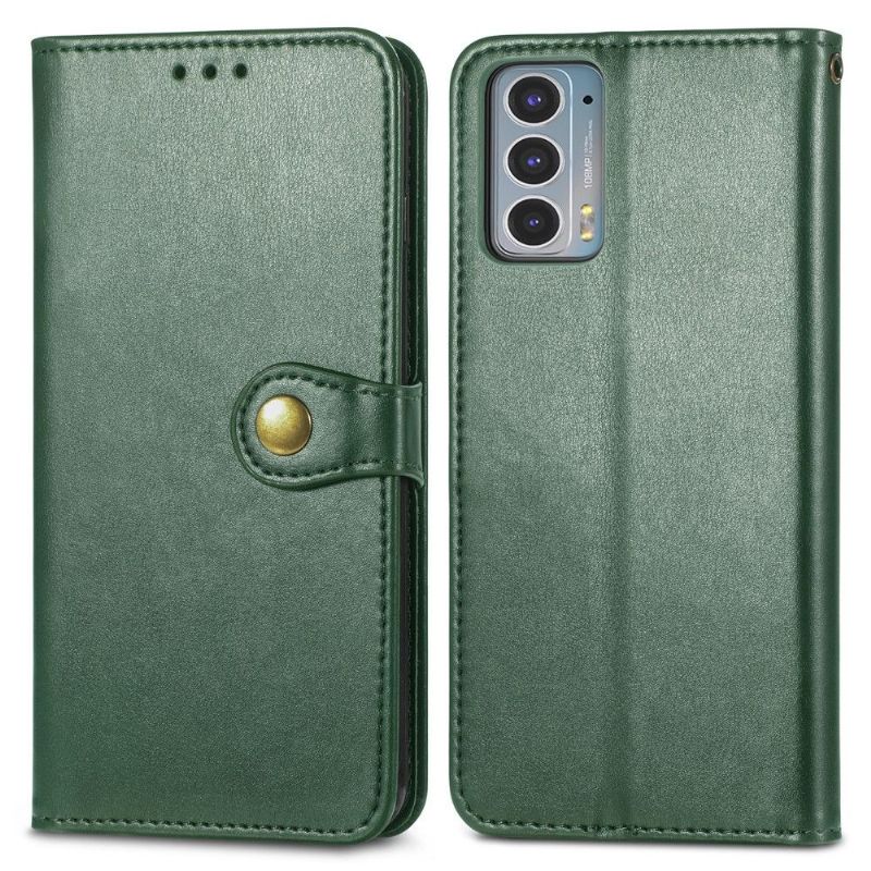 Housse Motorola Edge 20 Indila Simili Cuir Porte Cartes
