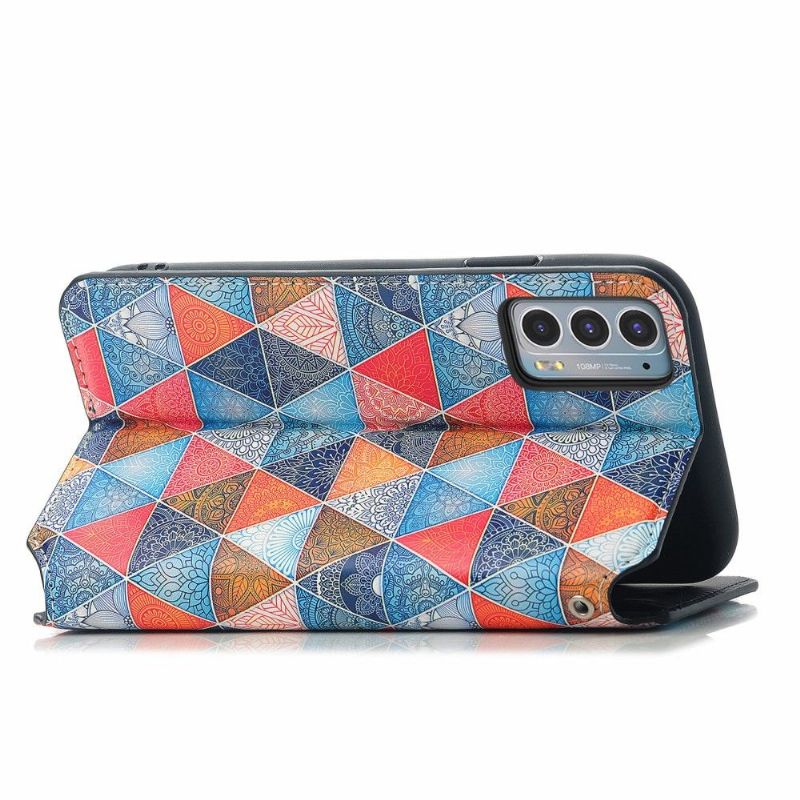 Housse Motorola Edge 20 Mandala Kaléidoscope