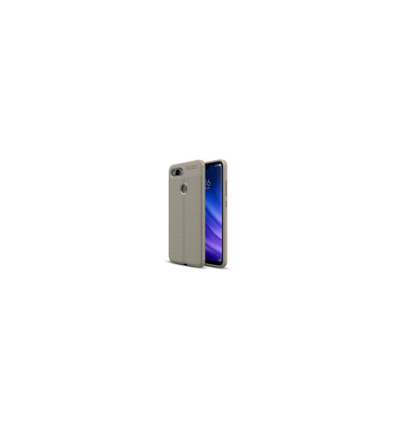 Coque Xiaomi Mi 8 Lite Style cuir texture litchi