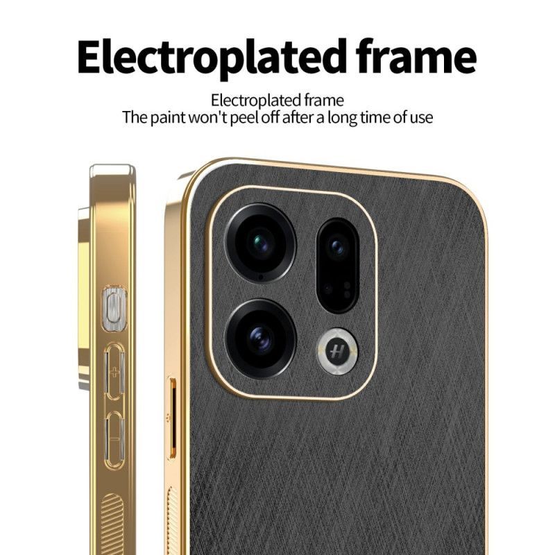 Coque Oppo Find X9 5G Effet Cuir KADEM