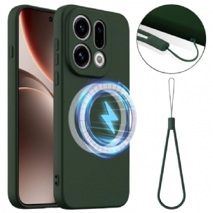 Coque Oppo Find X9 5G MagSafe Silicone Liquide