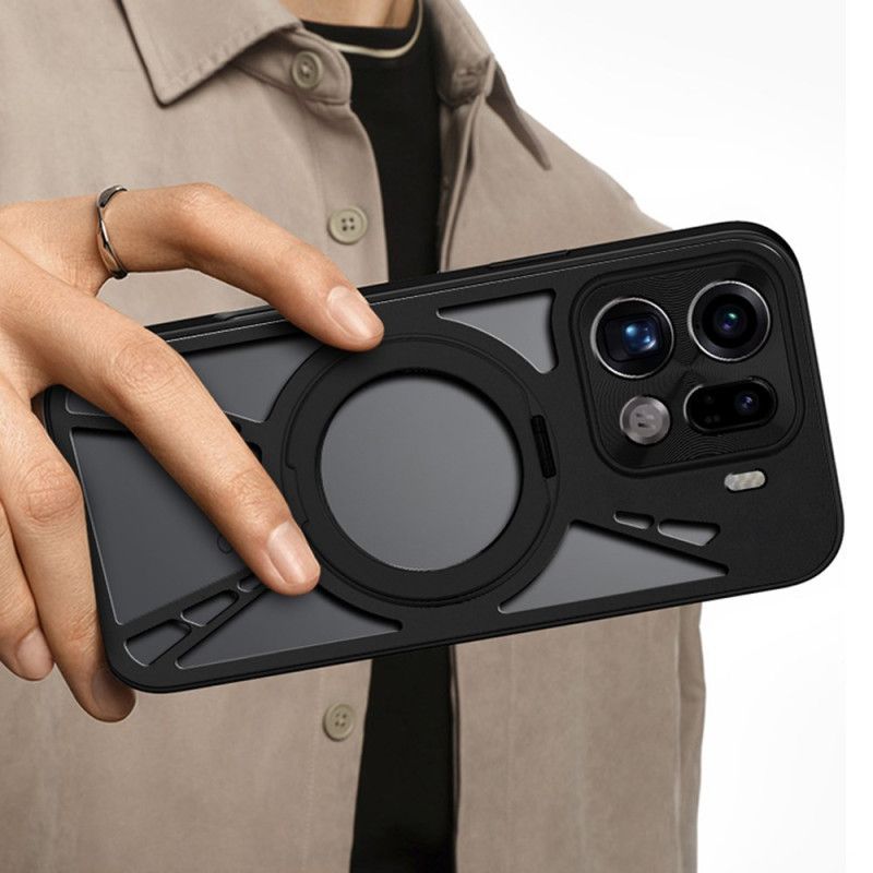 Coque Oppo Find X9 5G Support Magnétique Rotatif et Dissipation Thermique