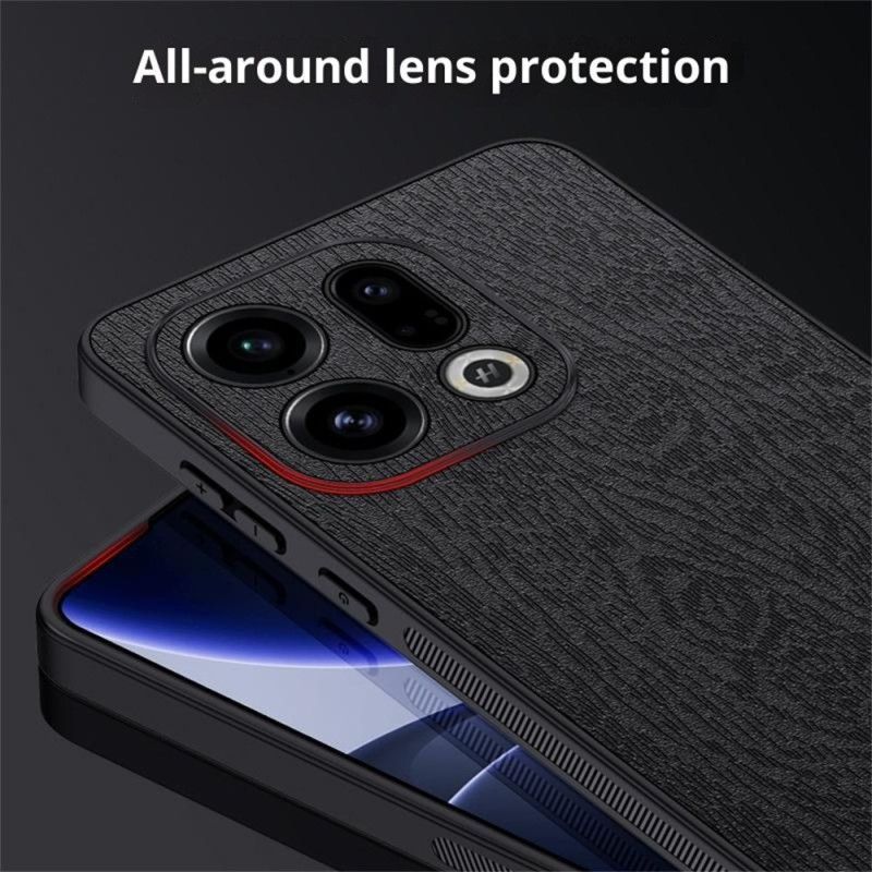 Coque Oppo Find X9 5G Texture Bois