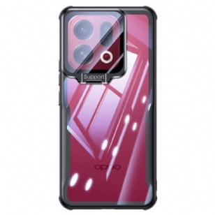Coque Oppo Find X9 5G Transparente avec Support Intégré et Protection Caméra