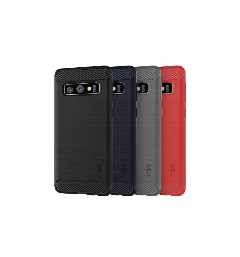 Coque Samsung Galaxy S10 gel brossé Mofi