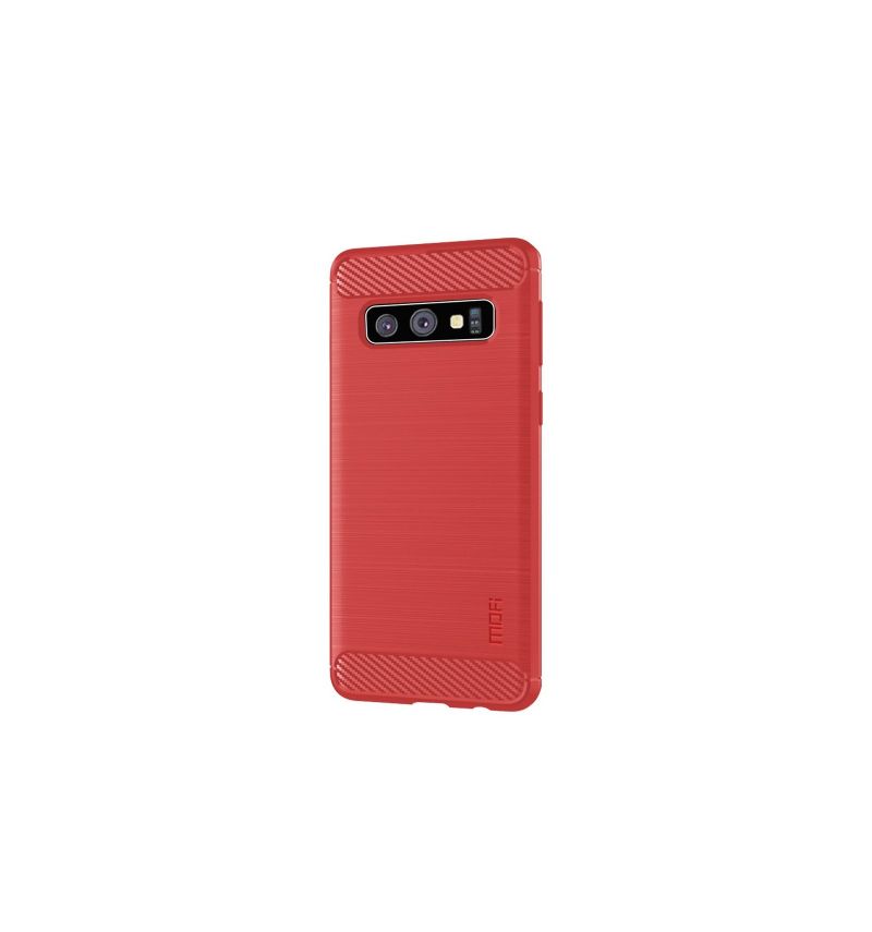 Coque Samsung Galaxy S10 gel brossé Mofi
