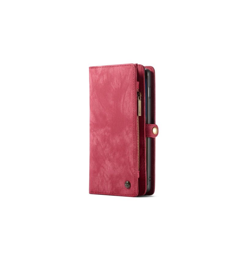 Samsung Galaxy S10 - Coque et étui portefeuille 2-en-1 - Rouge