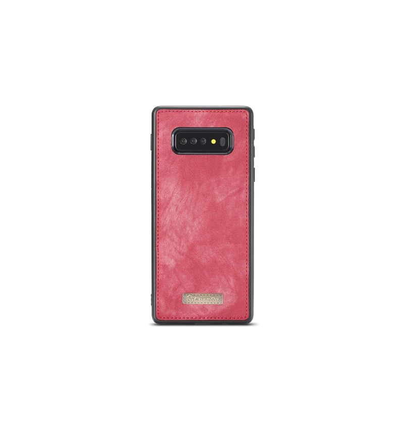 Samsung Galaxy S10 - Coque et étui portefeuille 2-en-1 - Rouge