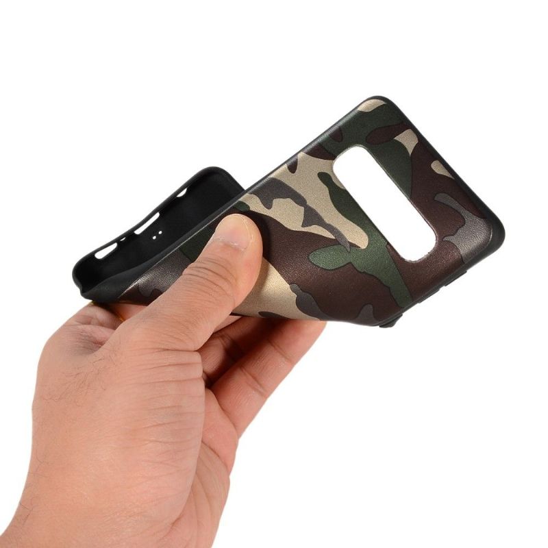 Samsung Galaxy S10 - Coque gel camouflage militaire