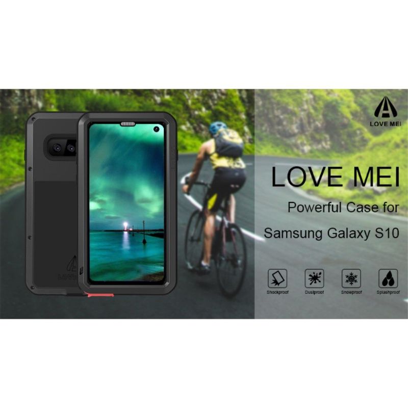 Samsung Galaxy S10 - Coque intégrale LOVE MEI Powerful Ultra Protectrice