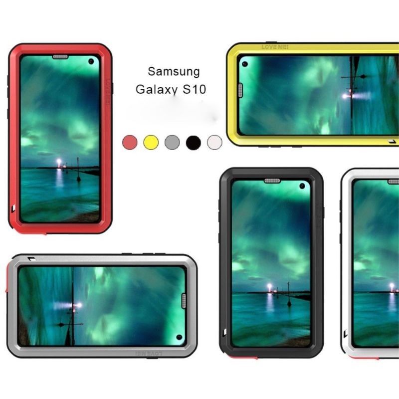 Samsung Galaxy S10 - Coque intégrale LOVE MEI Powerful Ultra Protectrice