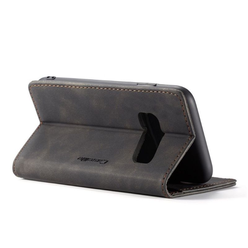 Samsung Galaxy S10 - Etui imitation cuir premium