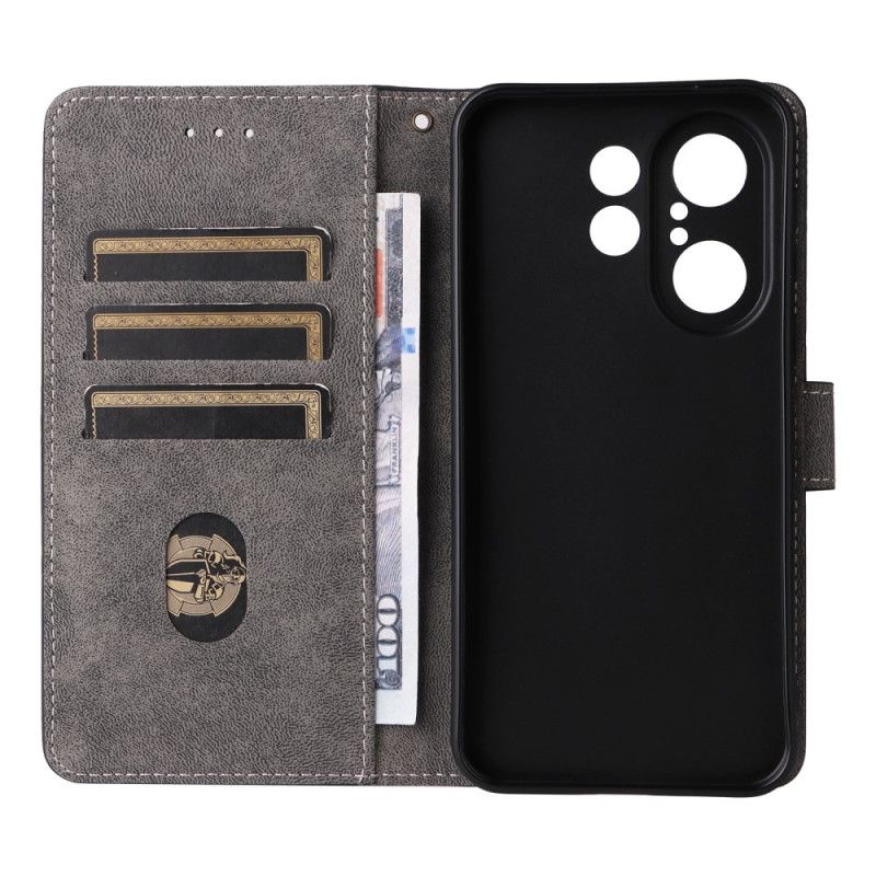 Housse Vivo X200 FE Effet Daim à Lanière