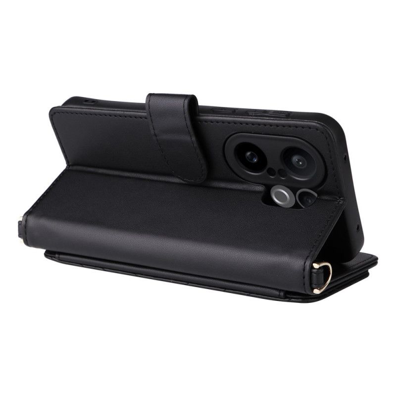 Housse Vivo X200 FE Matelassée avec Lanière et Bandoulière