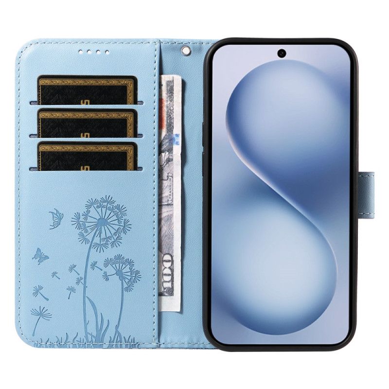 Housse Vivo X200 FE Pissenlits à Lanière