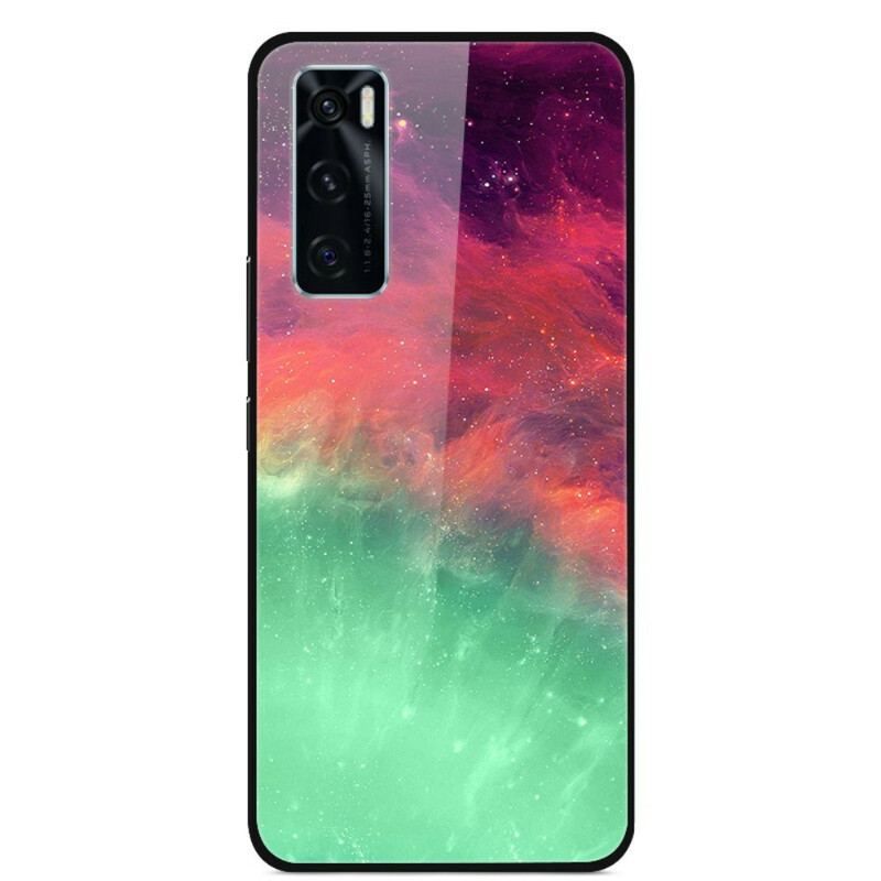 Coque Vivo Y70 Ciel Rouge et Vert