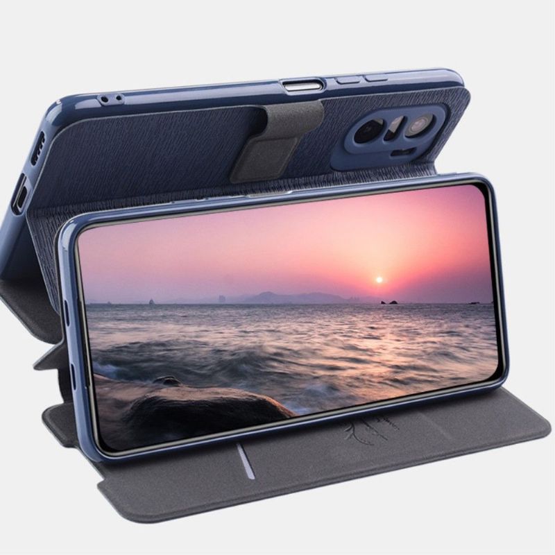 Housse Xiaomi Mi 11i 5G / Poco F3 ALIVO Simili Cuir Effet Écorce