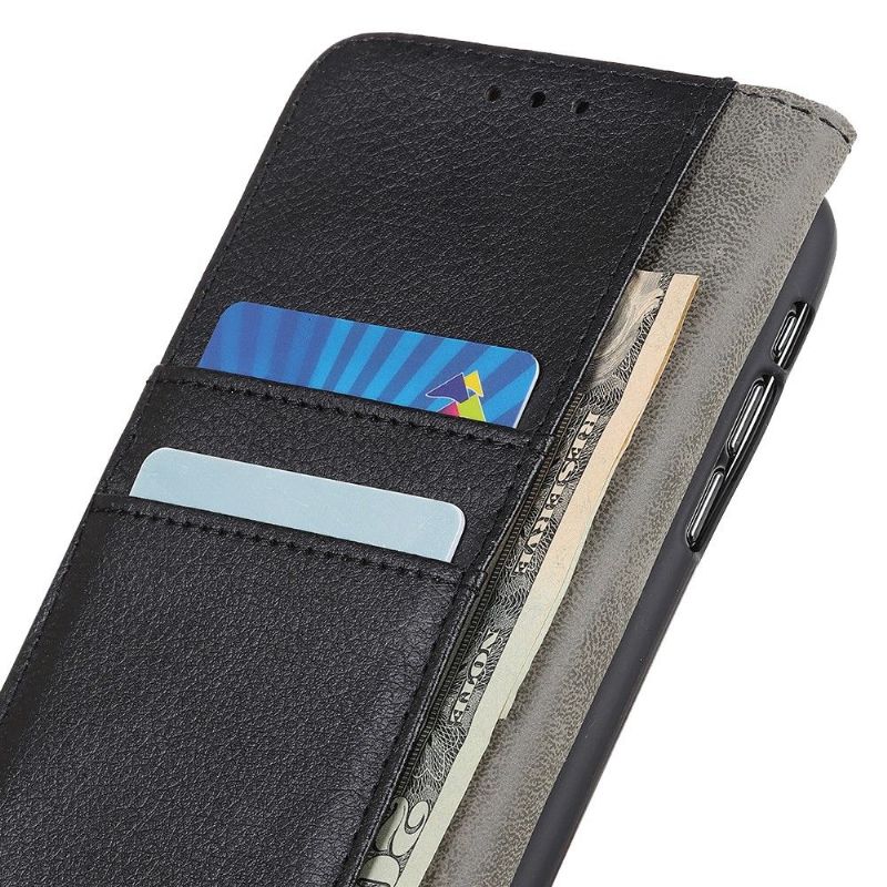 Housse Xiaomi Mi 11i / Poco F3 style cuir effet peau de litchi