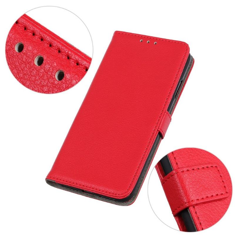 Housse Xiaomi Mi 11i / Poco F3 style cuir effet peau de litchi