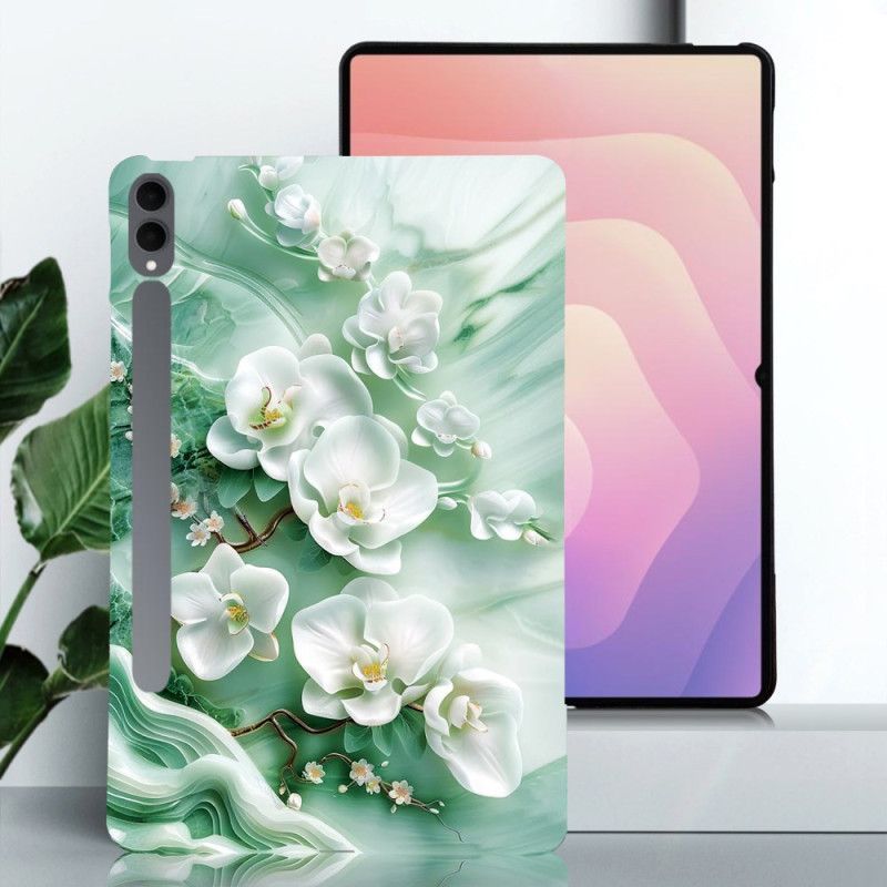 Coque Samsung Galaxy Tab S11 Ultra Fleurs de Jade