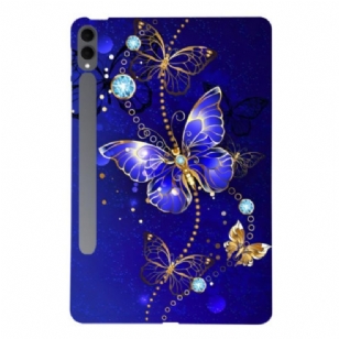 Coque Samsung Galaxy Tab S11 Ultra Papillons Précieux