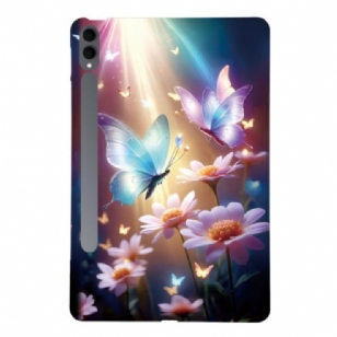 Coque Samsung Galaxy Tab S11 Ultra Papillons sous la Lumière