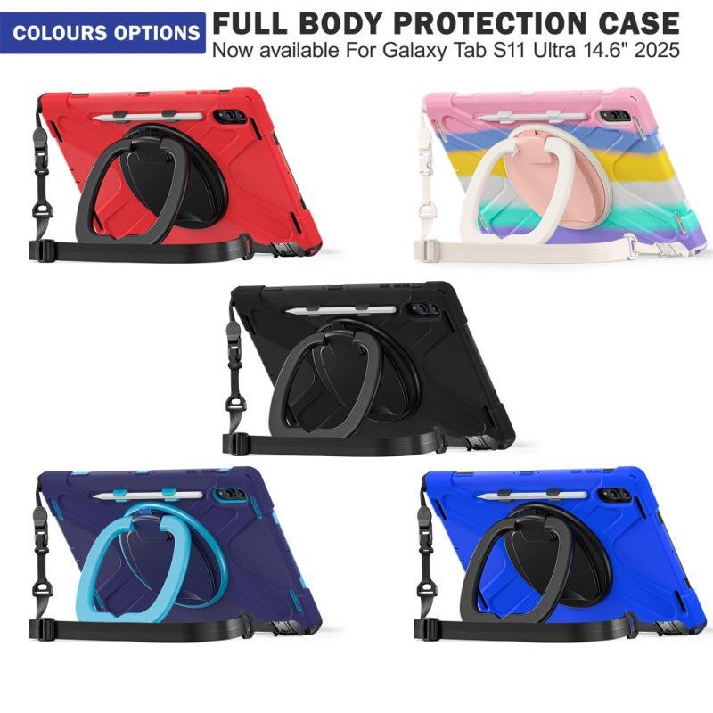 Coque Samsung Galaxy Tab S11 Ultra Robuste avec bandoulière