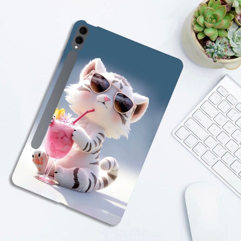 Coque Samsung Galaxy Tab S11 Ultra Tigre Cartoon