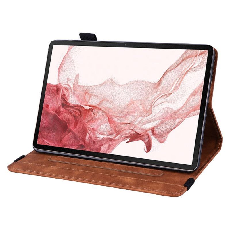 Étui Samsung Galaxy Tab S11 Ultra Effet Daim Mandala