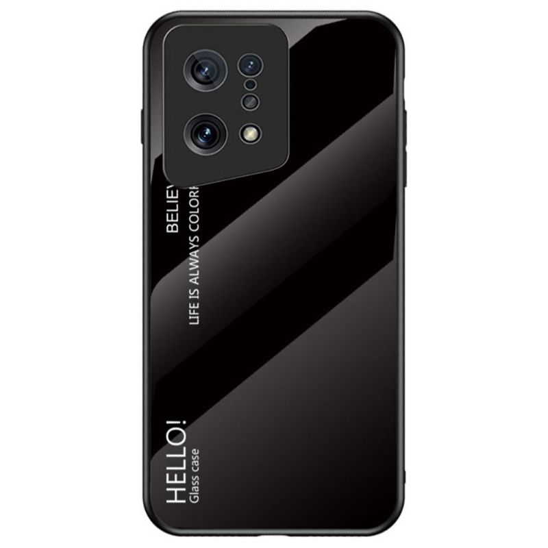 Coque Oppo Find X5 dégradé de couleurs