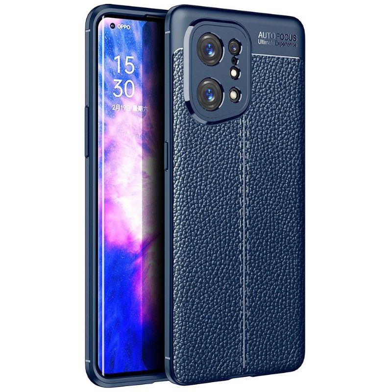 Coque Oppo Find X5 Flexible Finition Grainé