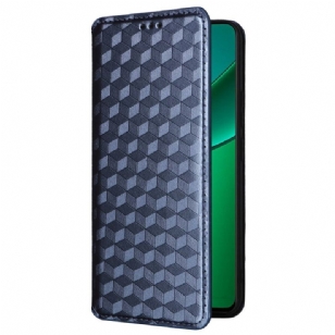 Flip Cover Realme 12 Plus 5G Cubes 3D