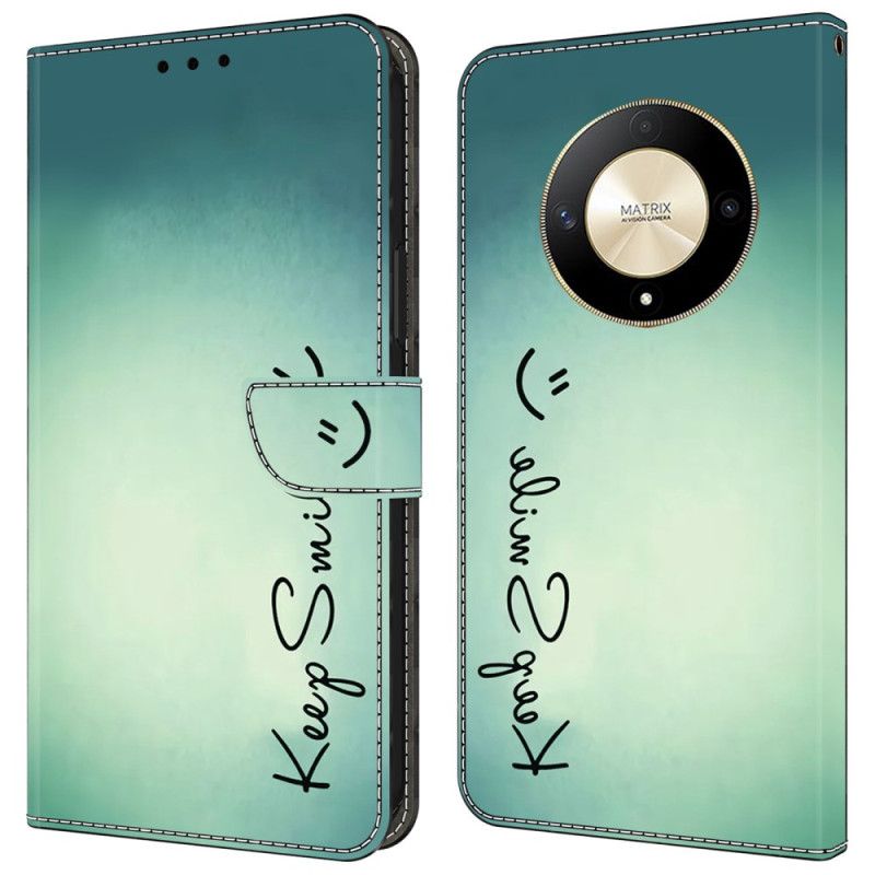 Housse Honor Magic 6 Lite / X9b Keep Smile