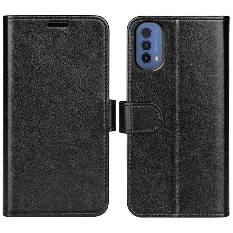 Housse Moto E40 / E30 / E20 Effet Cuir Design