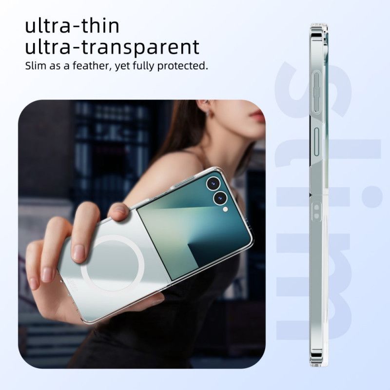 Coque Samsung Galaxy Z Flip 7 5G Magnétique Transparente