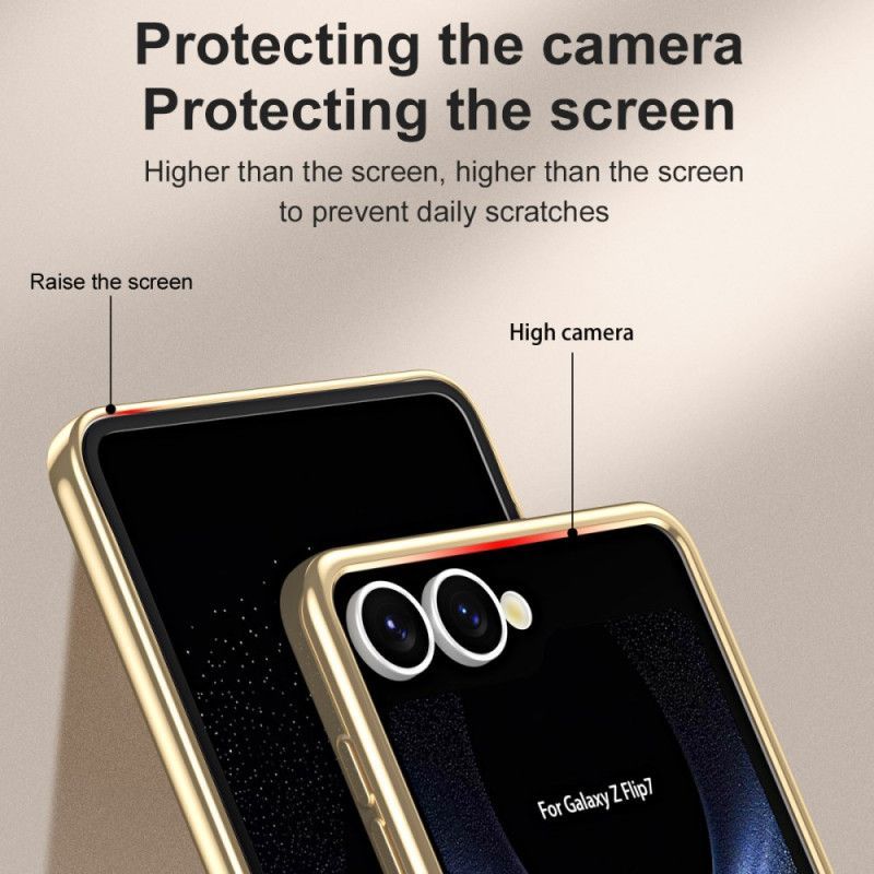 Coque Samsung Galaxy Z Flip 7 5G Premium avec Film Protecteur Écran Arrière