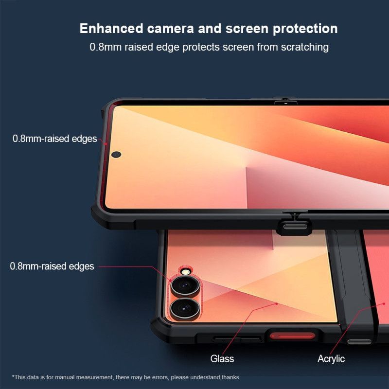 Coque Samsung Galaxy Z Flip 7 Airbag et Protection d'Écran XUNDD