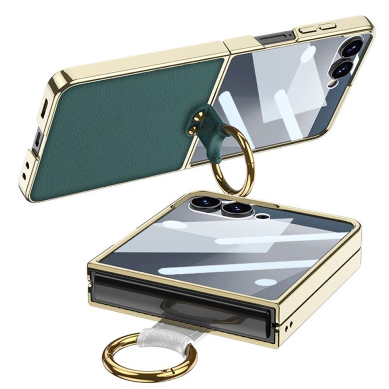 Coque Samsung Galaxy Z Flip 7 Anneau-Support et Bandoulière Détachable