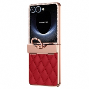 Coque Samsung Galaxy Z Flip 7 Anneau-Support et Protecteur Écran Arrière