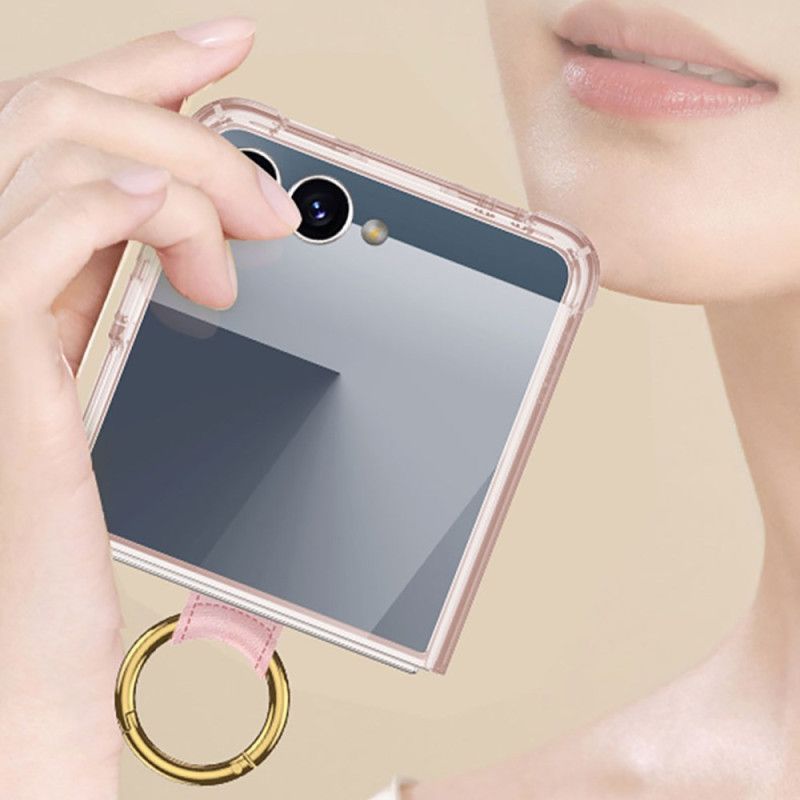 Coque Samsung Galaxy Z Flip 7 Anneau-Support et Protection Antichoc