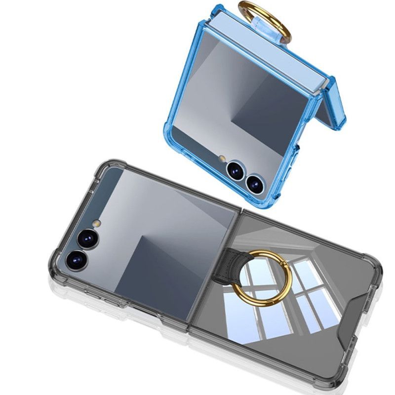 Coque Samsung Galaxy Z Flip 7 Anneau-Support et Protection Antichoc