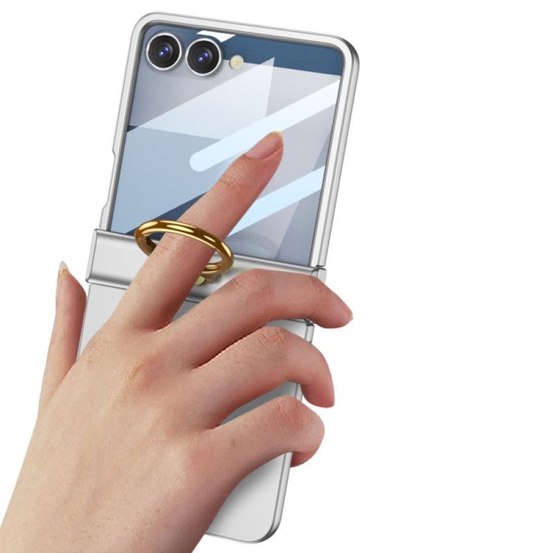 Coque Samsung Galaxy Z Flip 7 Classique Anneau-Support GKK