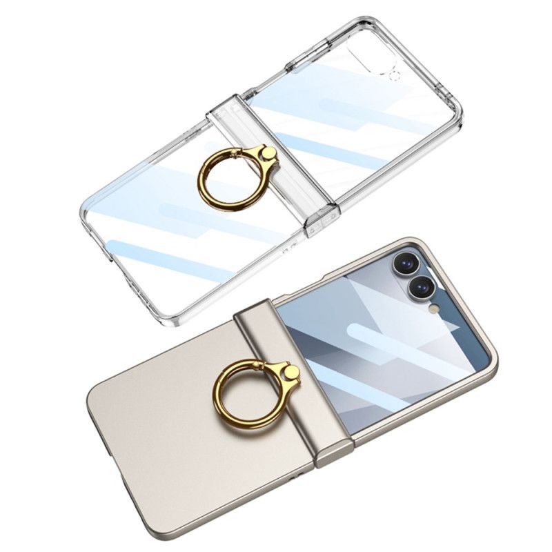 Coque Samsung Galaxy Z Flip 7 Classique Anneau-Support GKK
