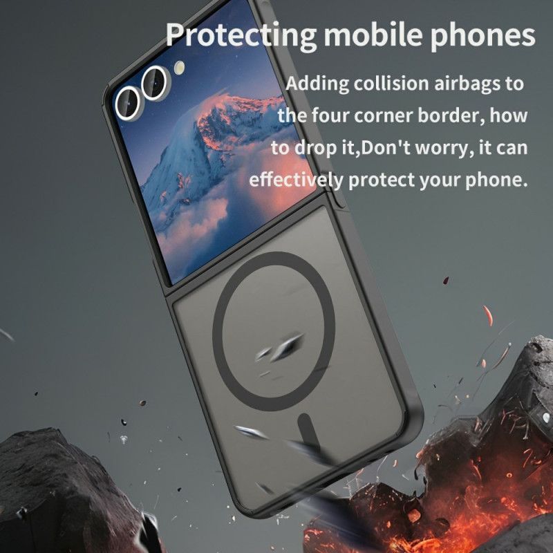 Coque Samsung Galaxy Z Flip 7 Compatible MagSafe Anti-Chute