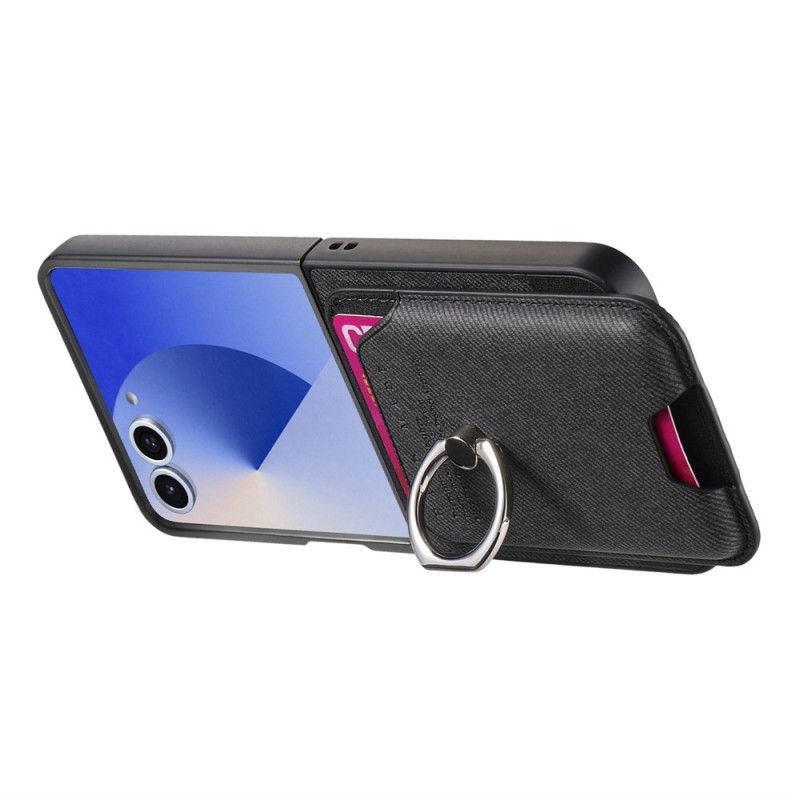 Coque Samsung Galaxy Z Flip 7 Compatible MagSafe avec Porte-Cartes Détachable